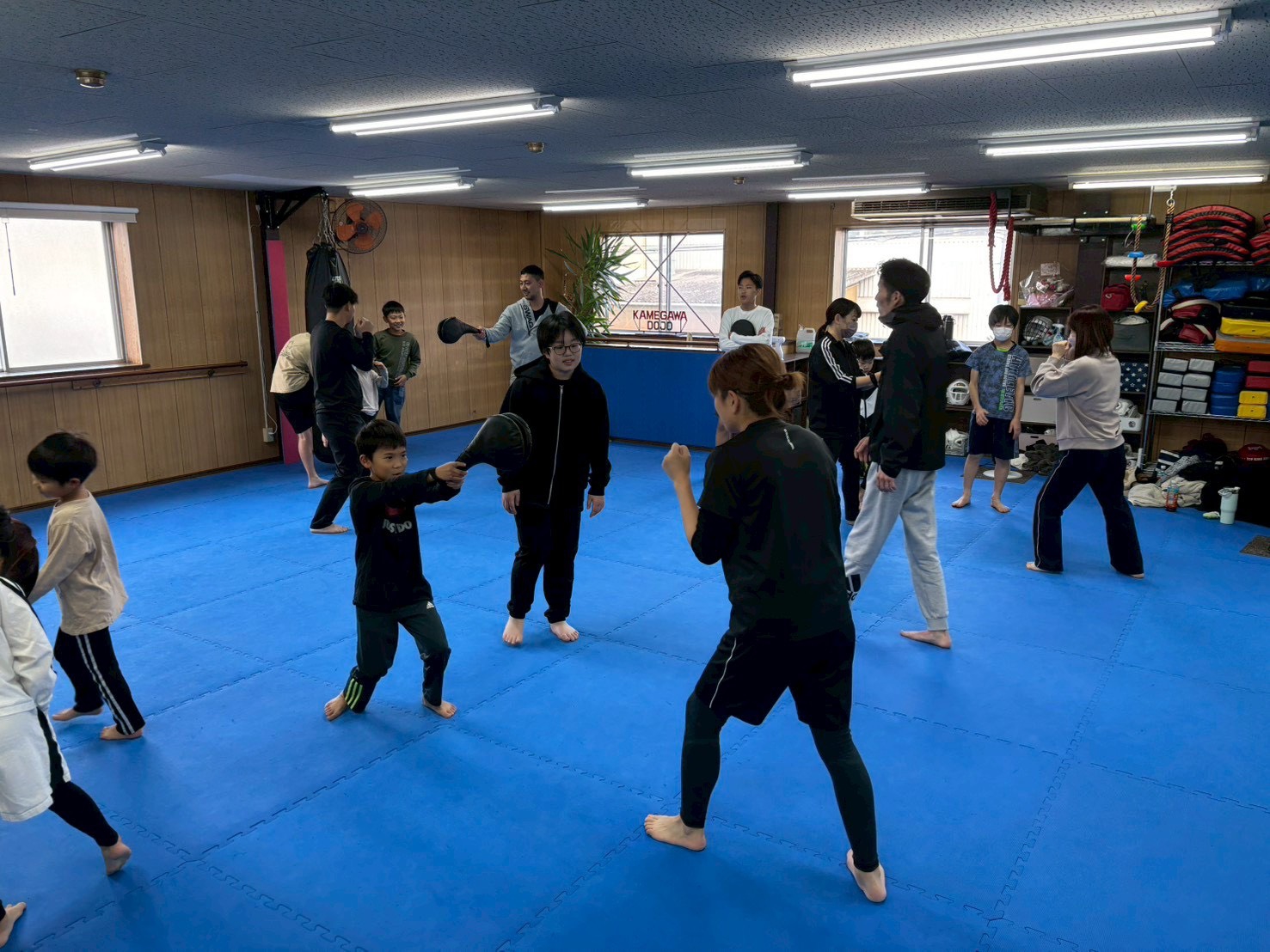 第一回パパママ空手体験会