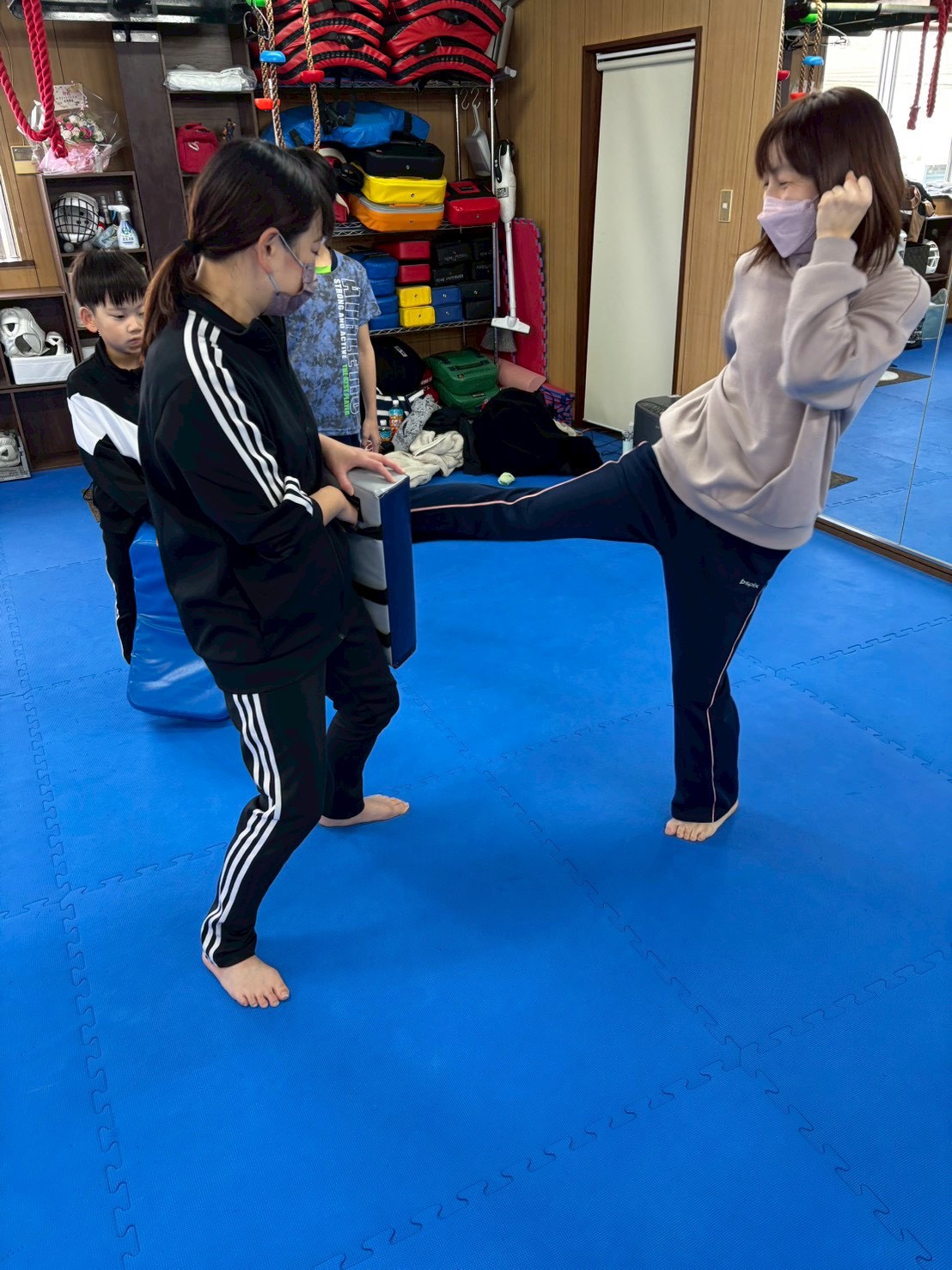 第一回パパママ空手体験会