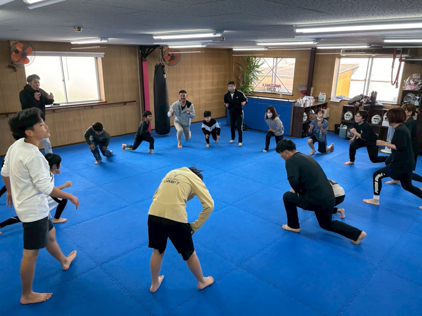 第一回パパママ空手体験会